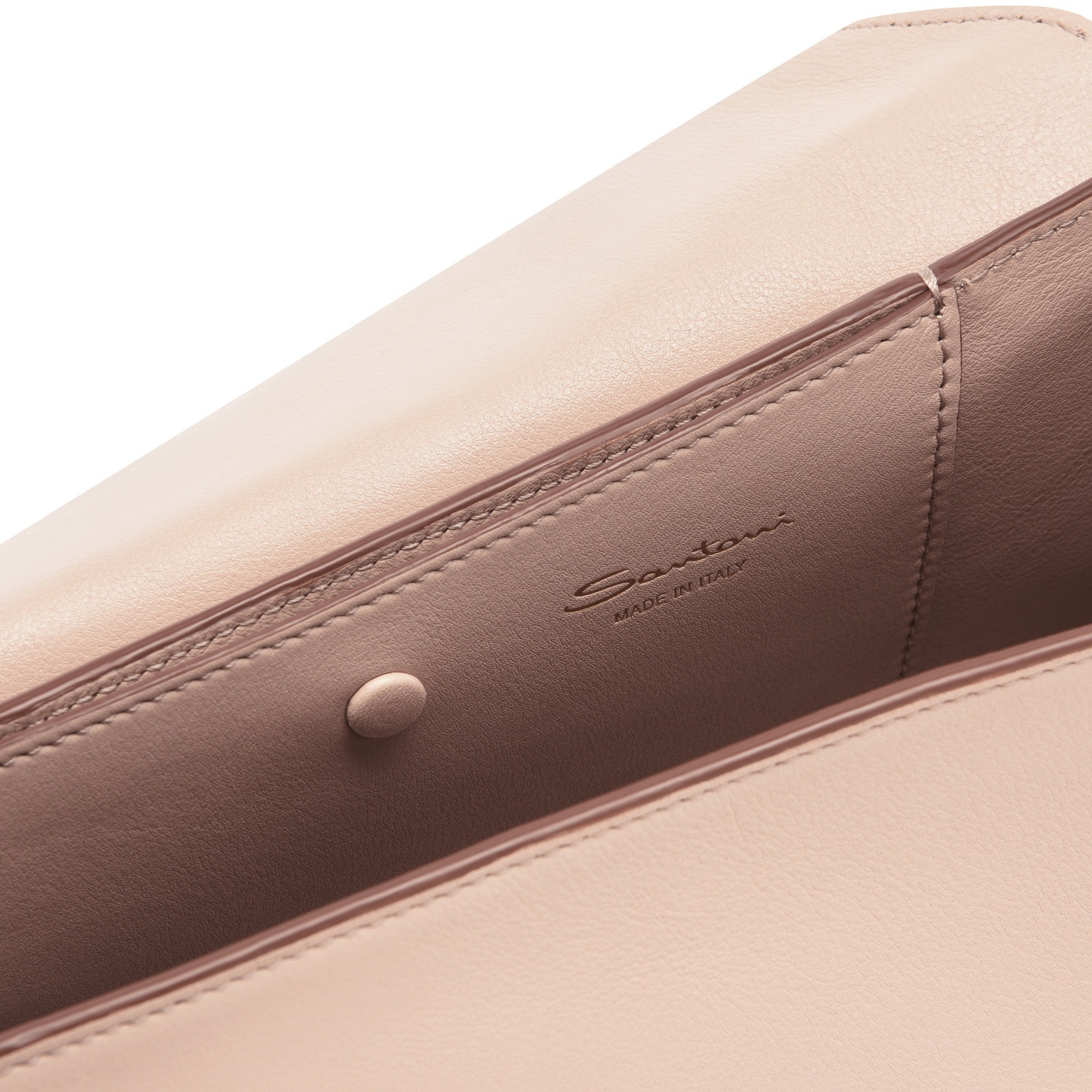 Beige leather The Pluto bag - 4