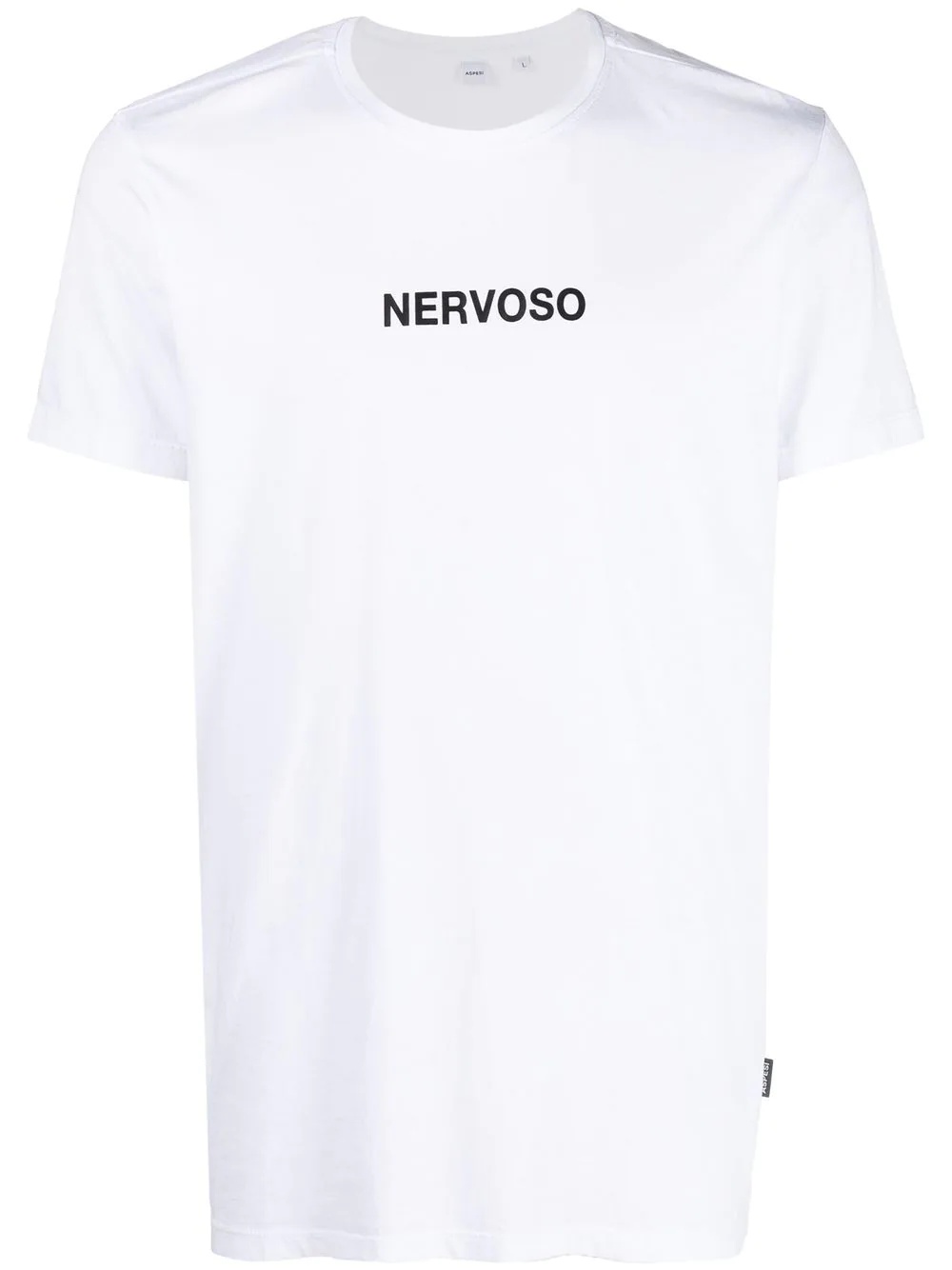 Nervoso logo print T-shirt - 1