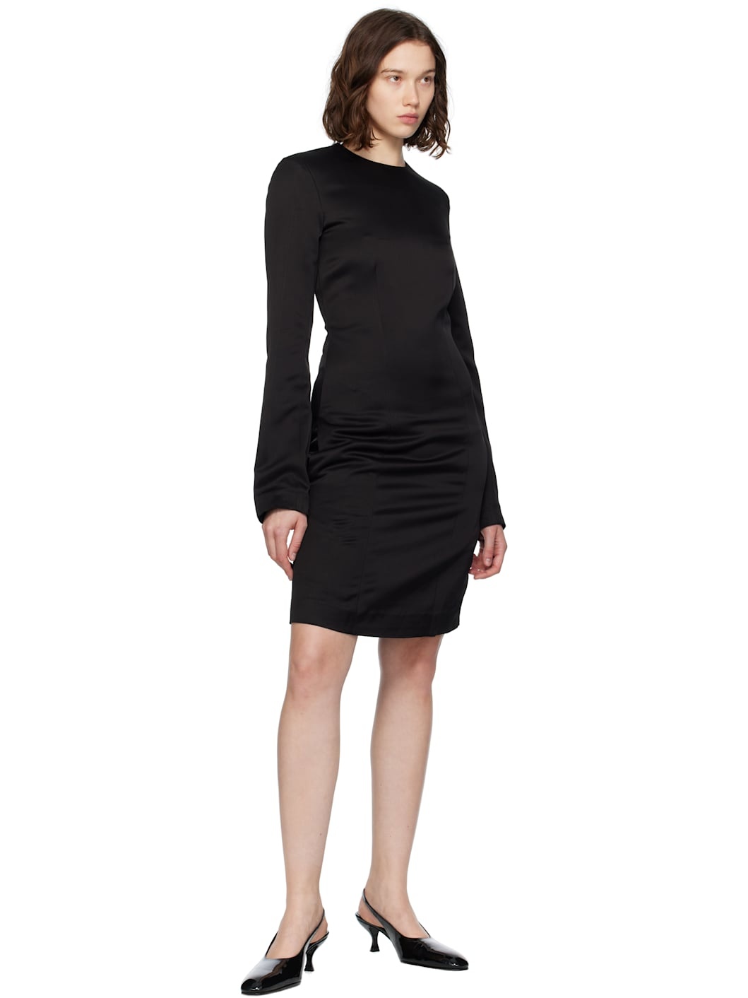 Black Dart Minidress - 4