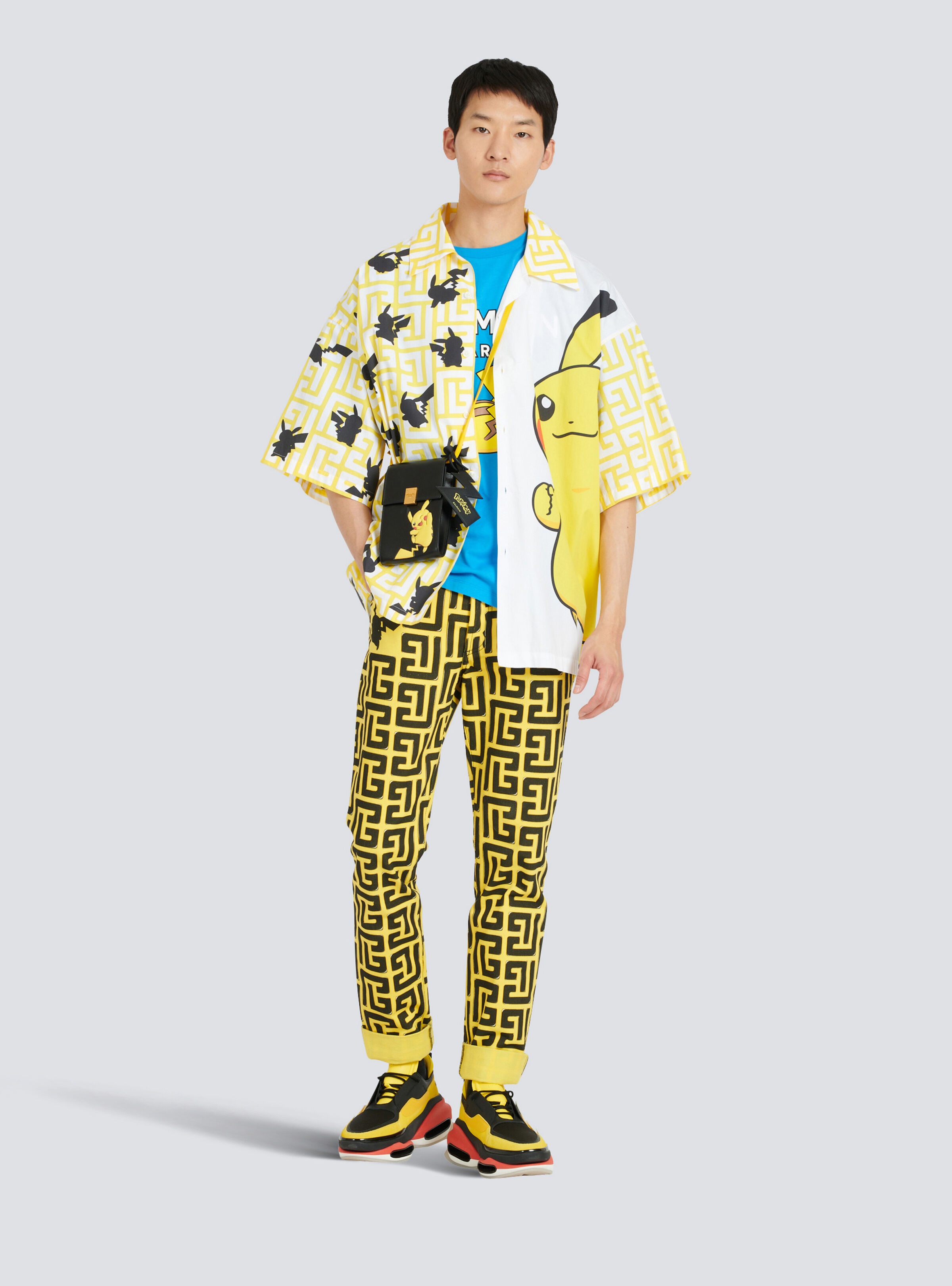 Unisex - Oversized Pokémon print shirt - 2