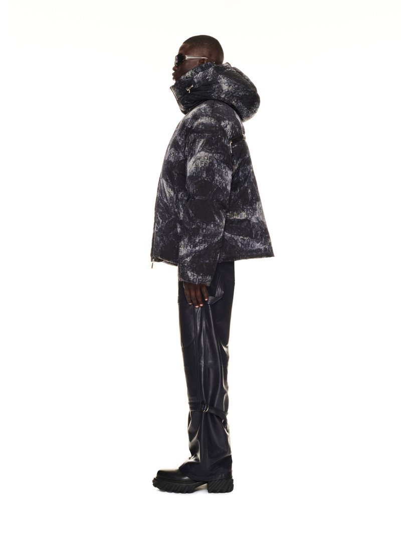 Off Ao Jacq Zip Down Puffer Black No Col 3