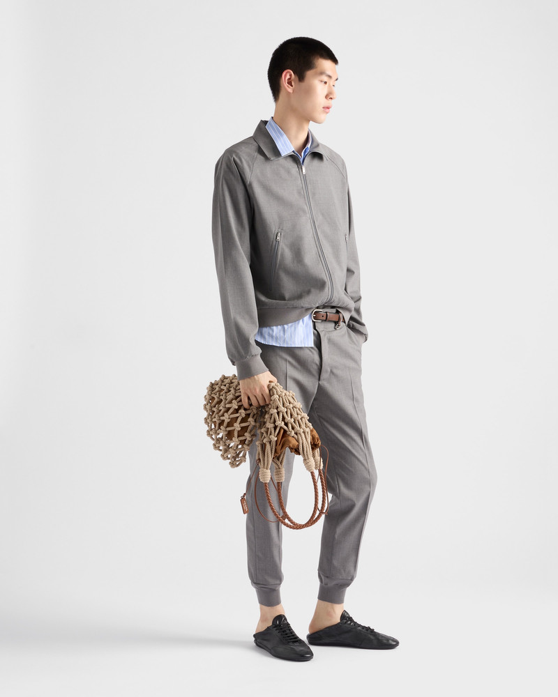 Prada Cotton cord macramé tote bag outlook