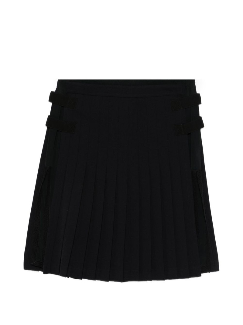 pleated-design skirt 1