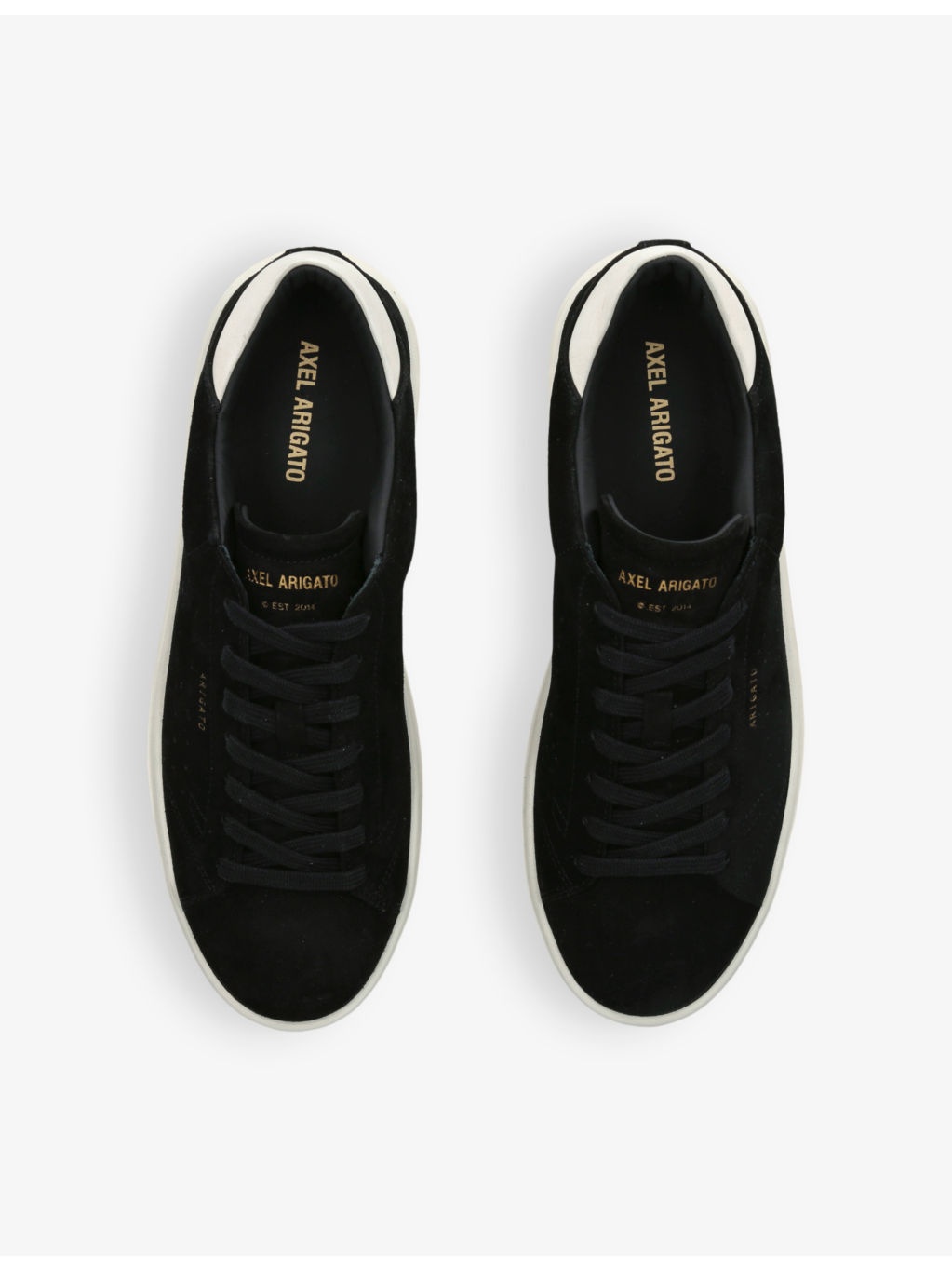 Court logo-embossed suede low-top trainers - 2