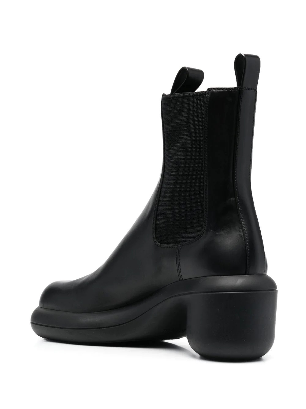 elasticated-panel leather boots - 3