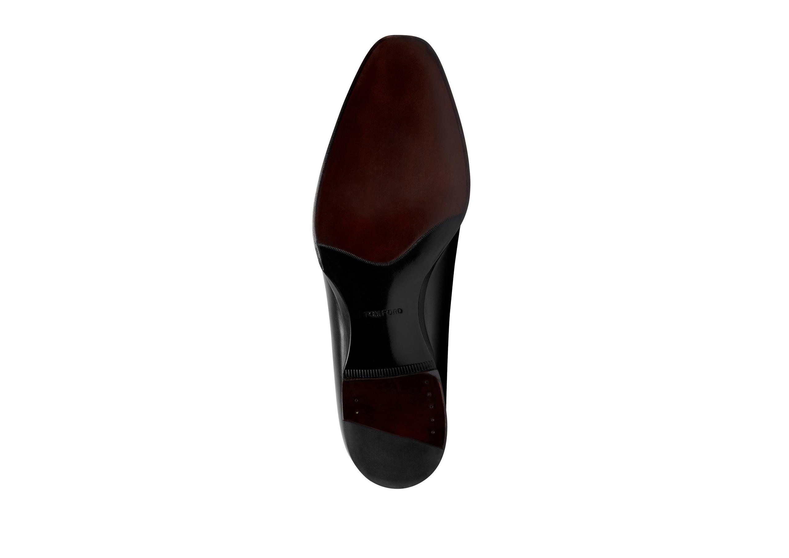 BURNISHED LEATHER ELKAN TWISTED BAND LOAFER - 4