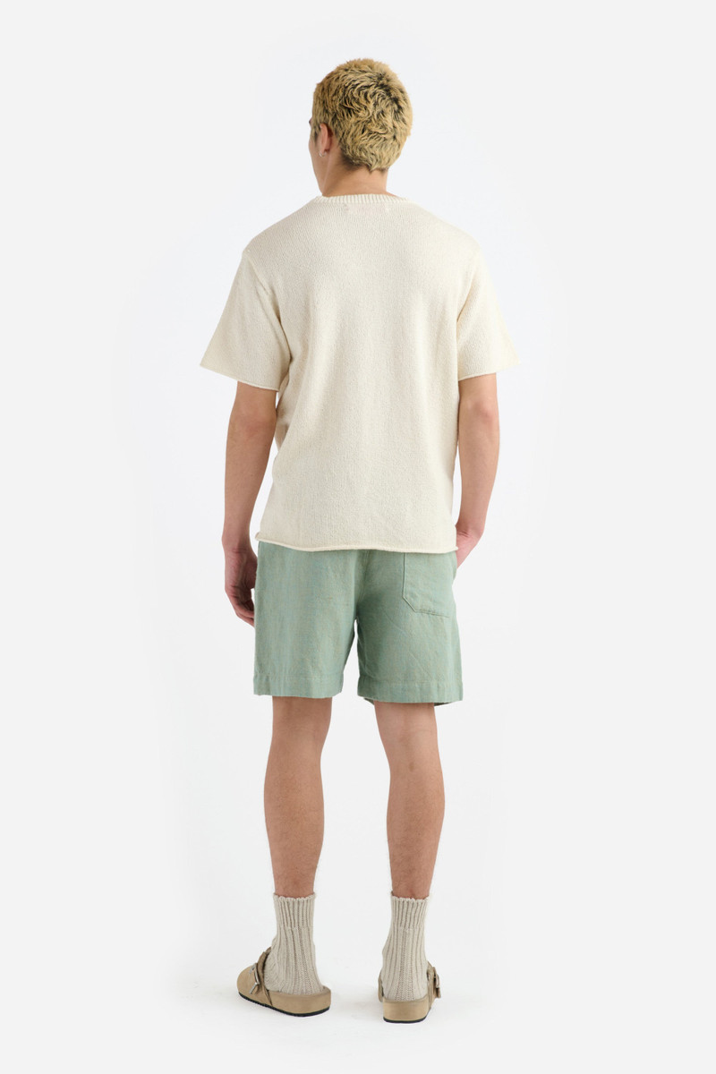 CHAMBRAY DRAWSTRING SHORT 3