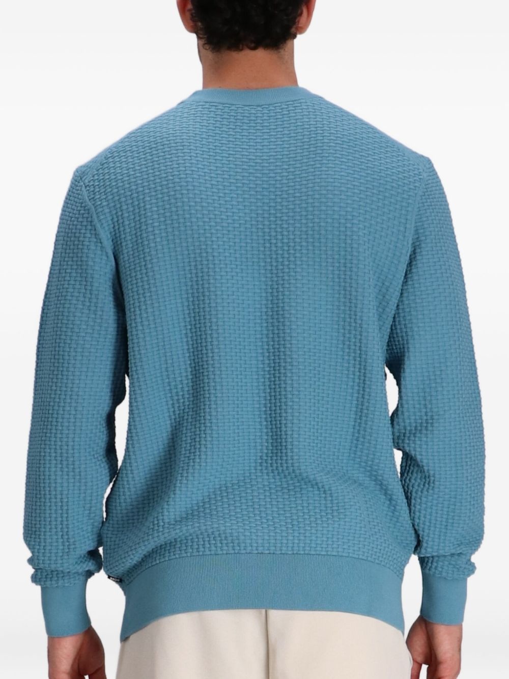 cotton crew-neck sweater - 4