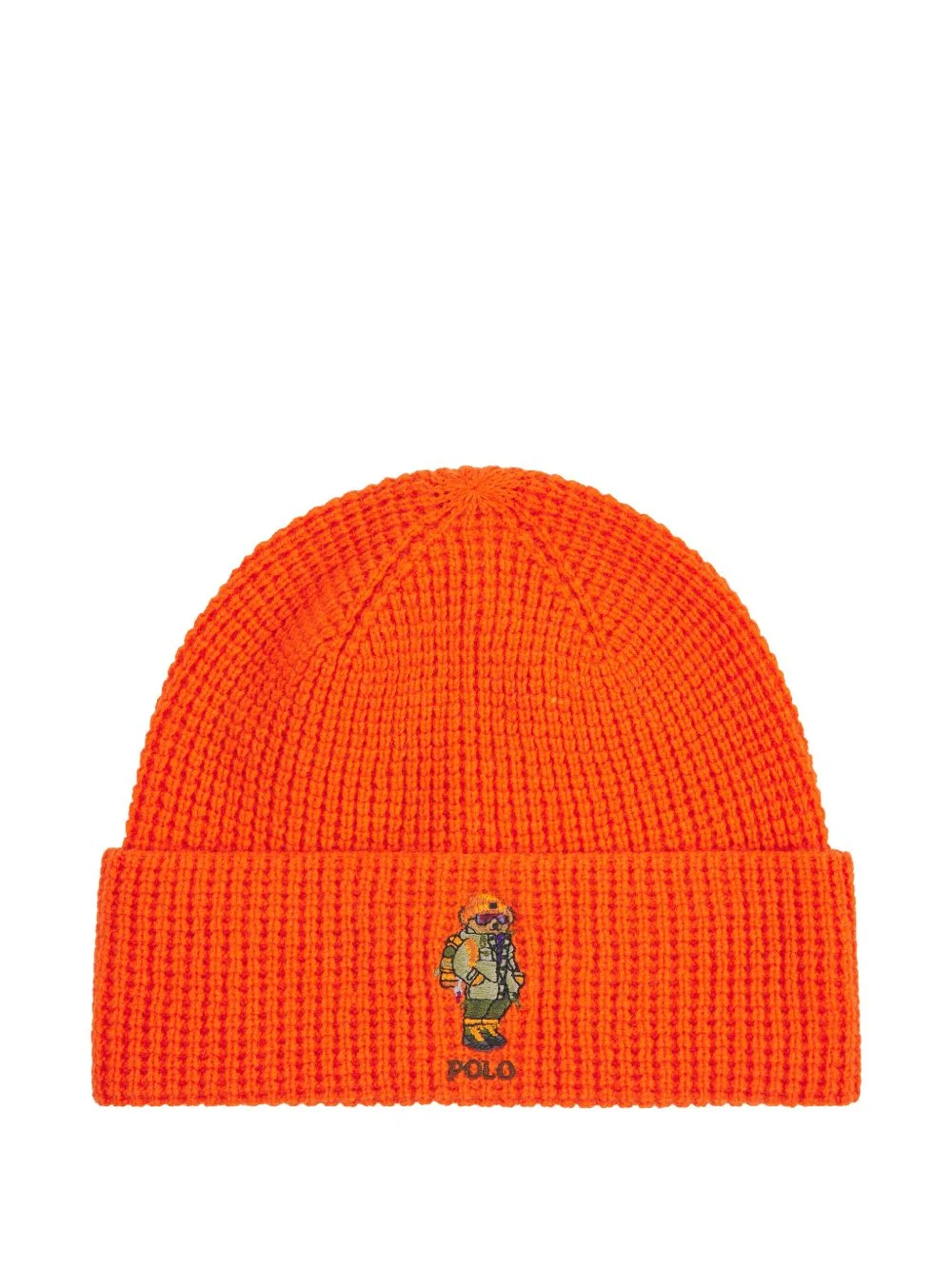 Polo Bear chunky-knit beanie hat - 1