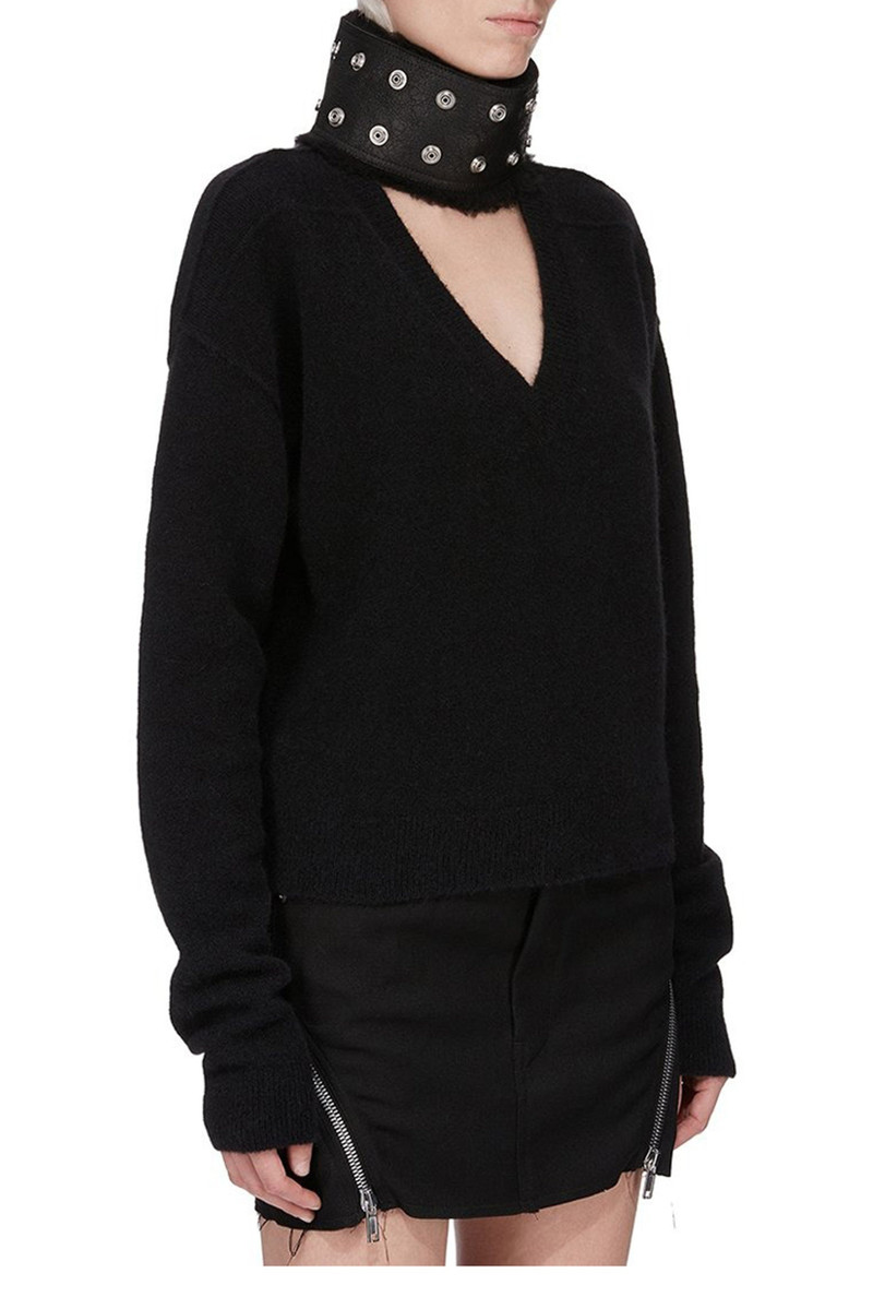 Rick Owens STROBE NECK BAND / BLK outlook