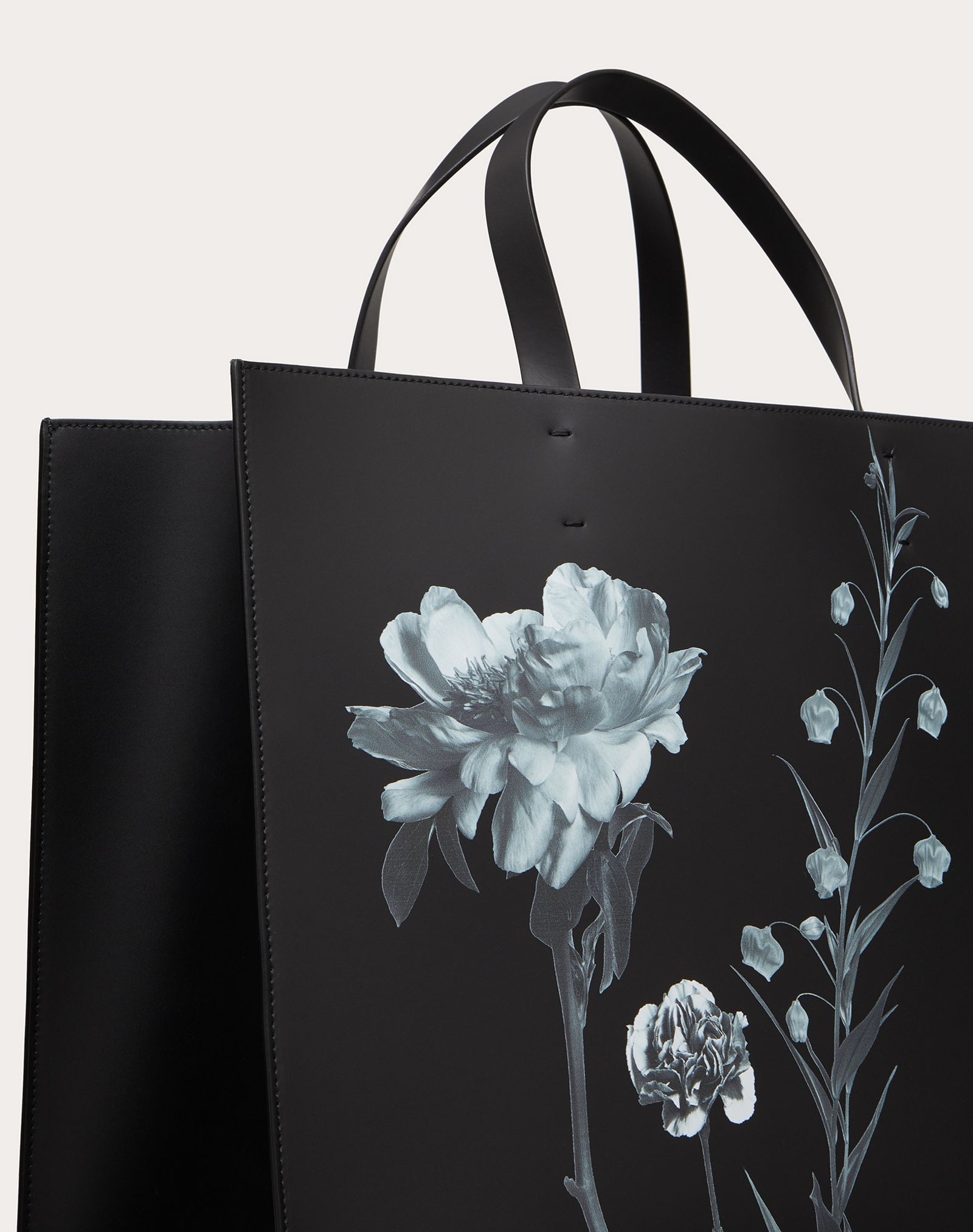 Flowersity Leather Tote Bag - 5