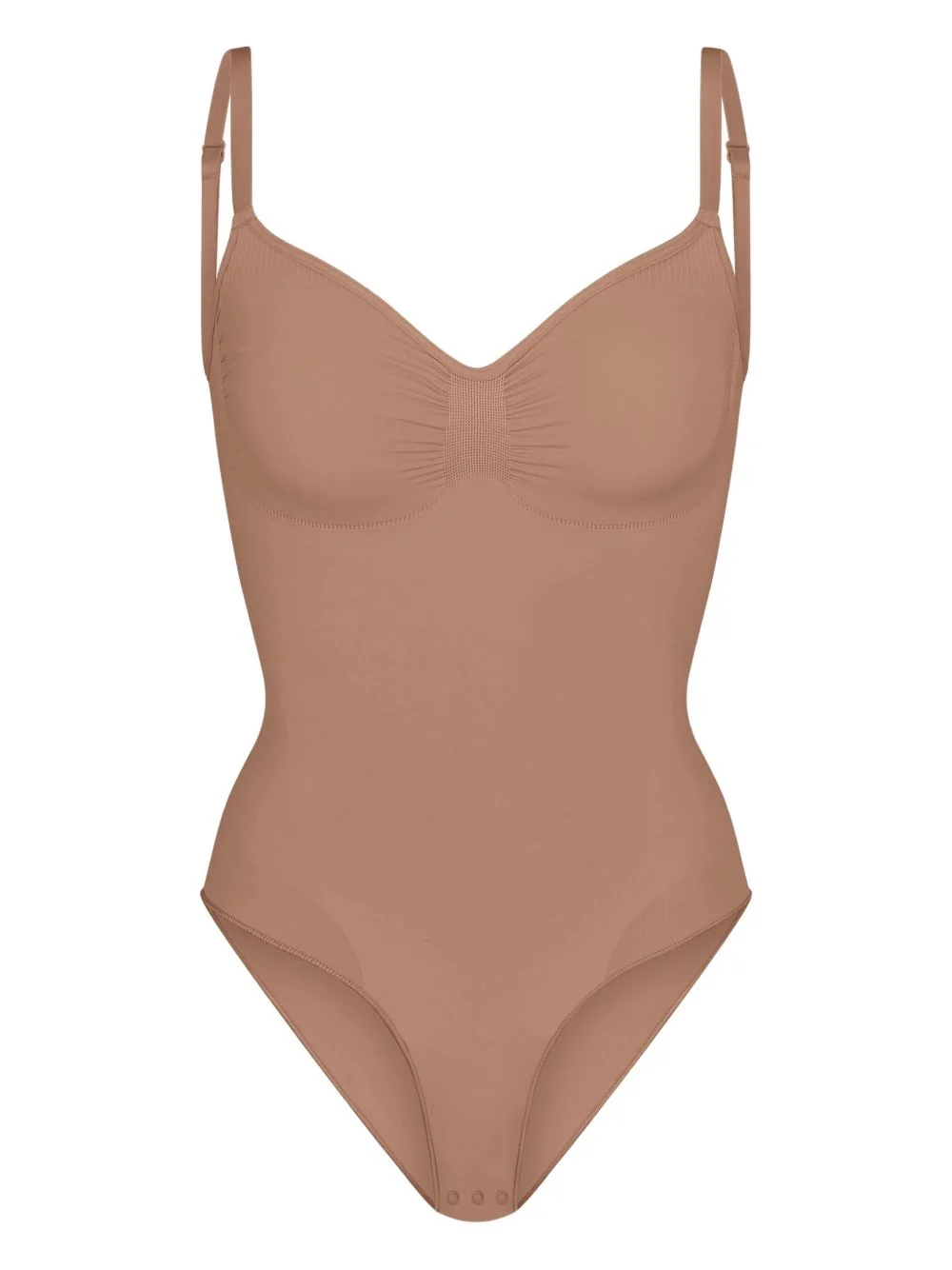 ruched seamless bodysuit - 1