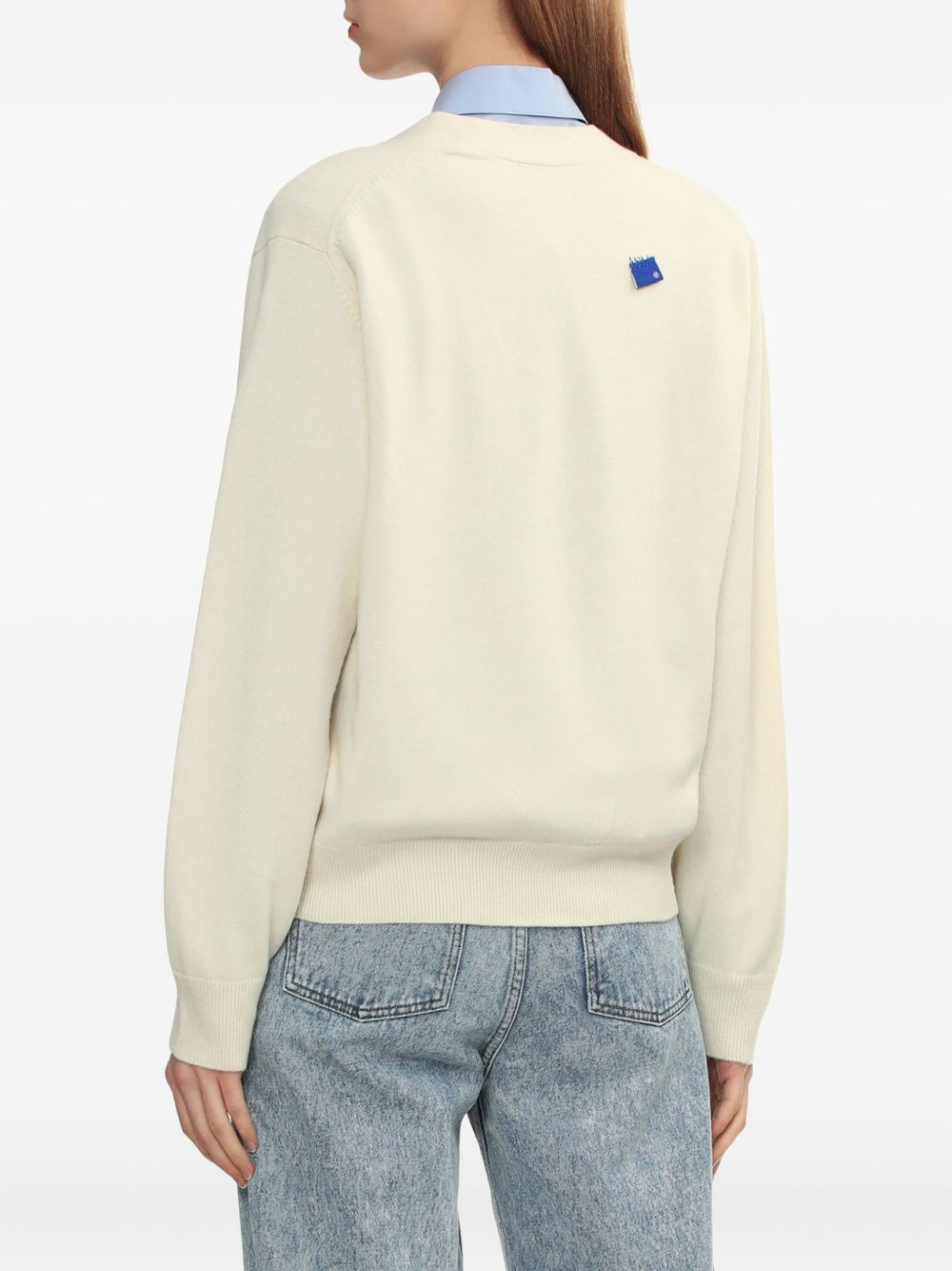 Sig; BL Tag logo-patch button cardigan - 4