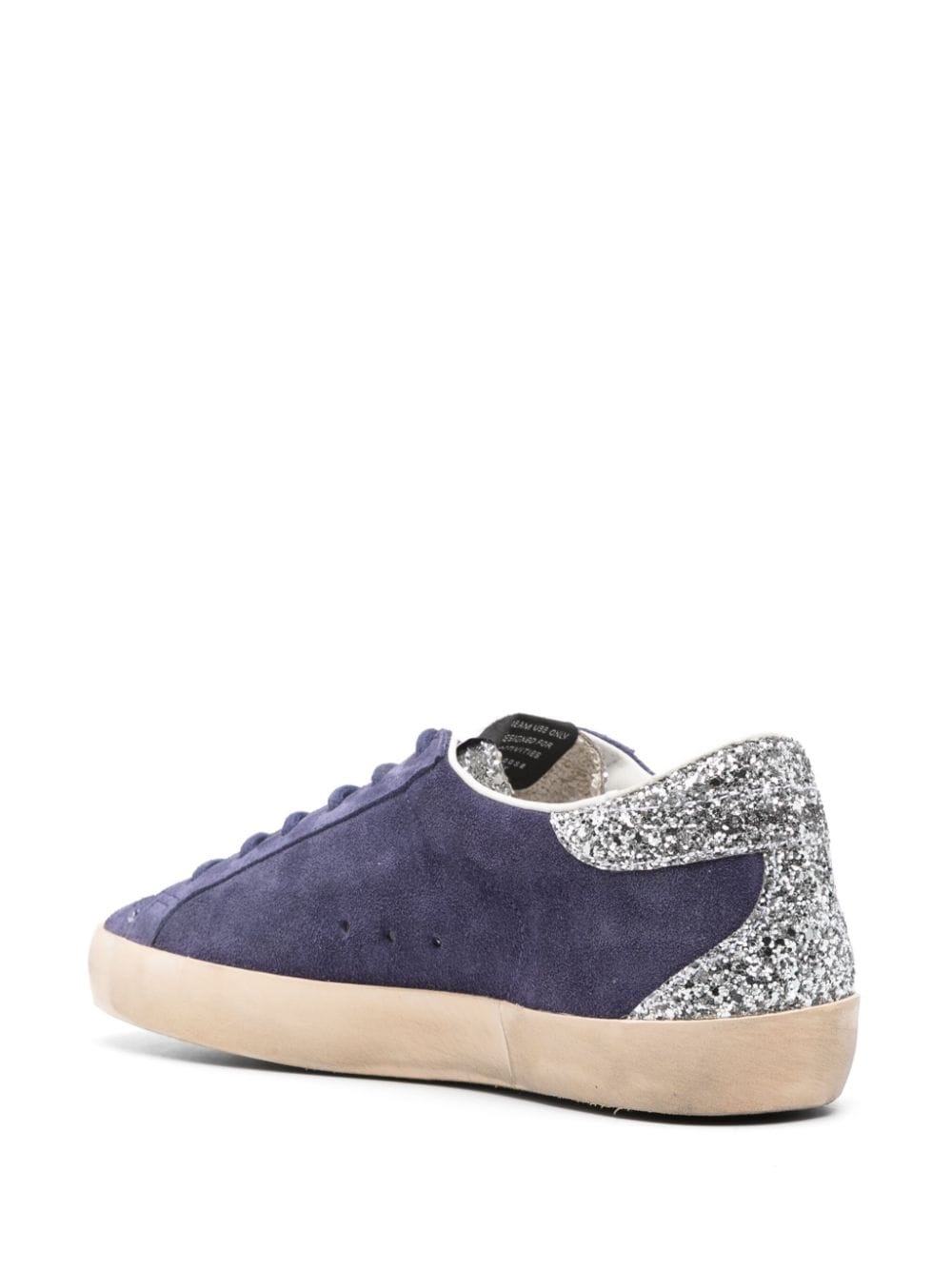 Superstar glitter-panel sneakers - 4