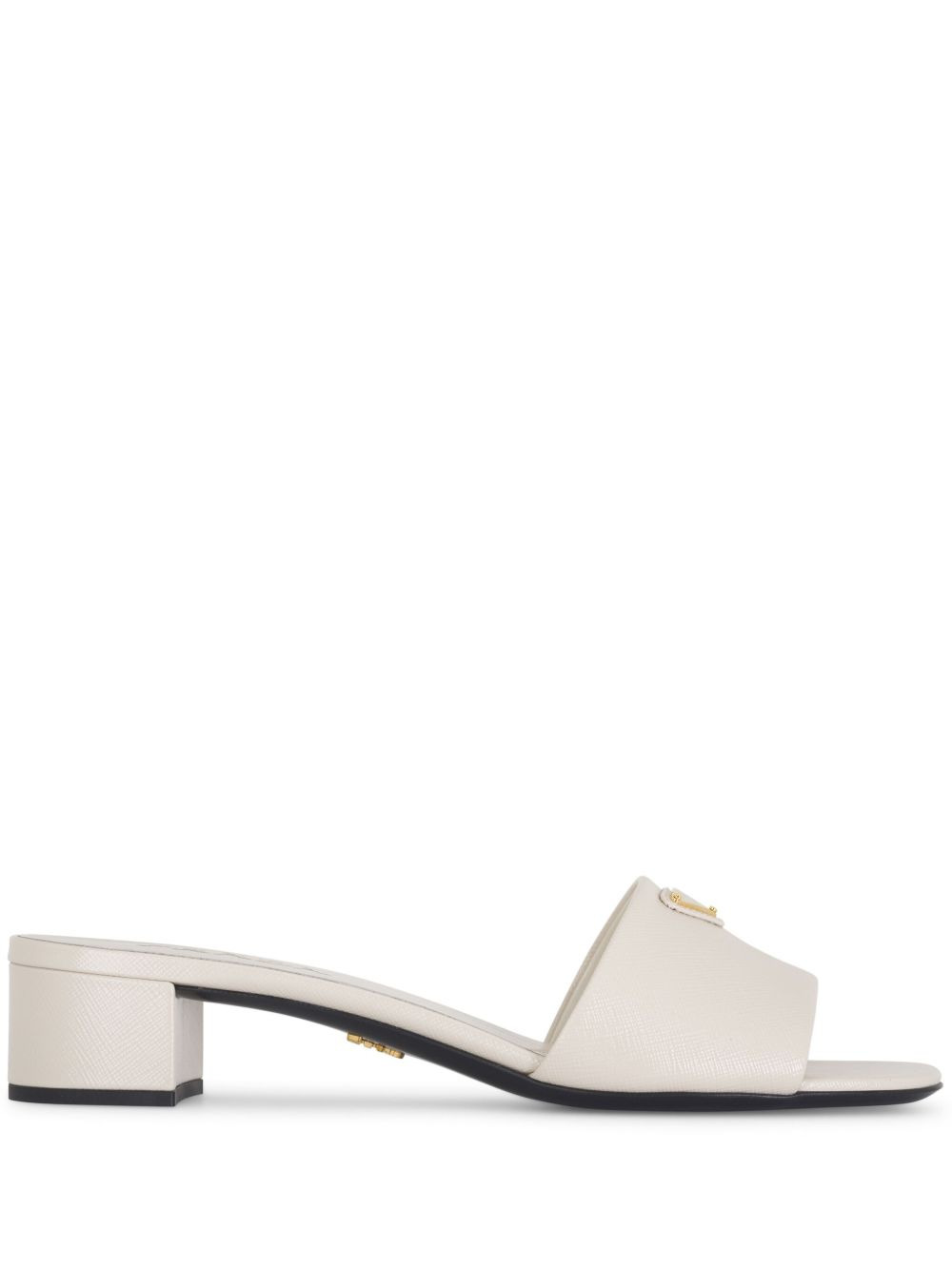 35mm triangle-logo mules - 1