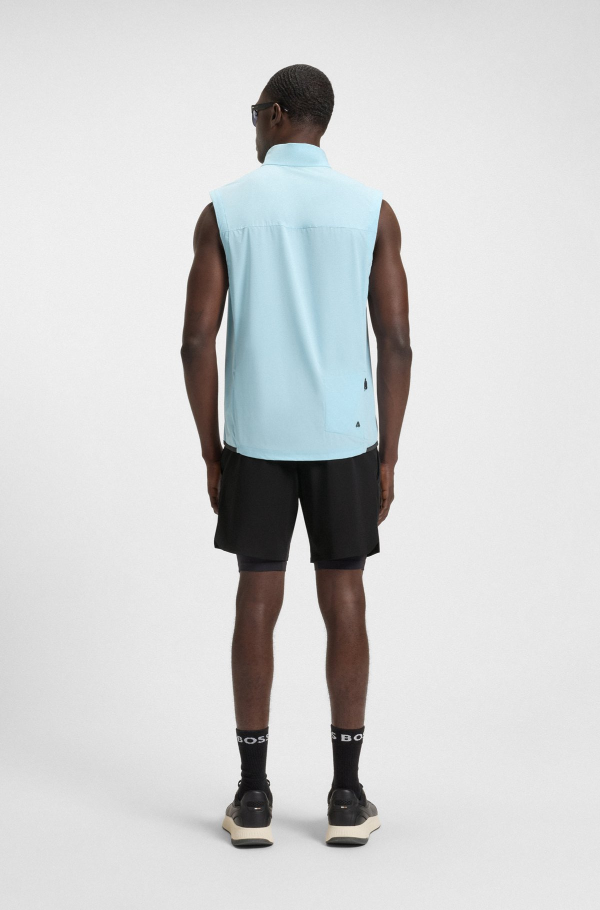 ACTIVE DOUBLE-LAYER SHORTS IN QUICK-DRY FABRIC - 4