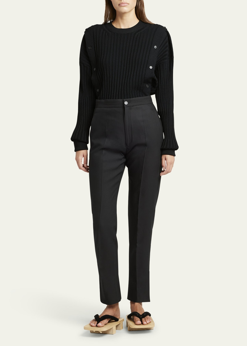 SETCHU Origami Skinny Wool Pants outlook