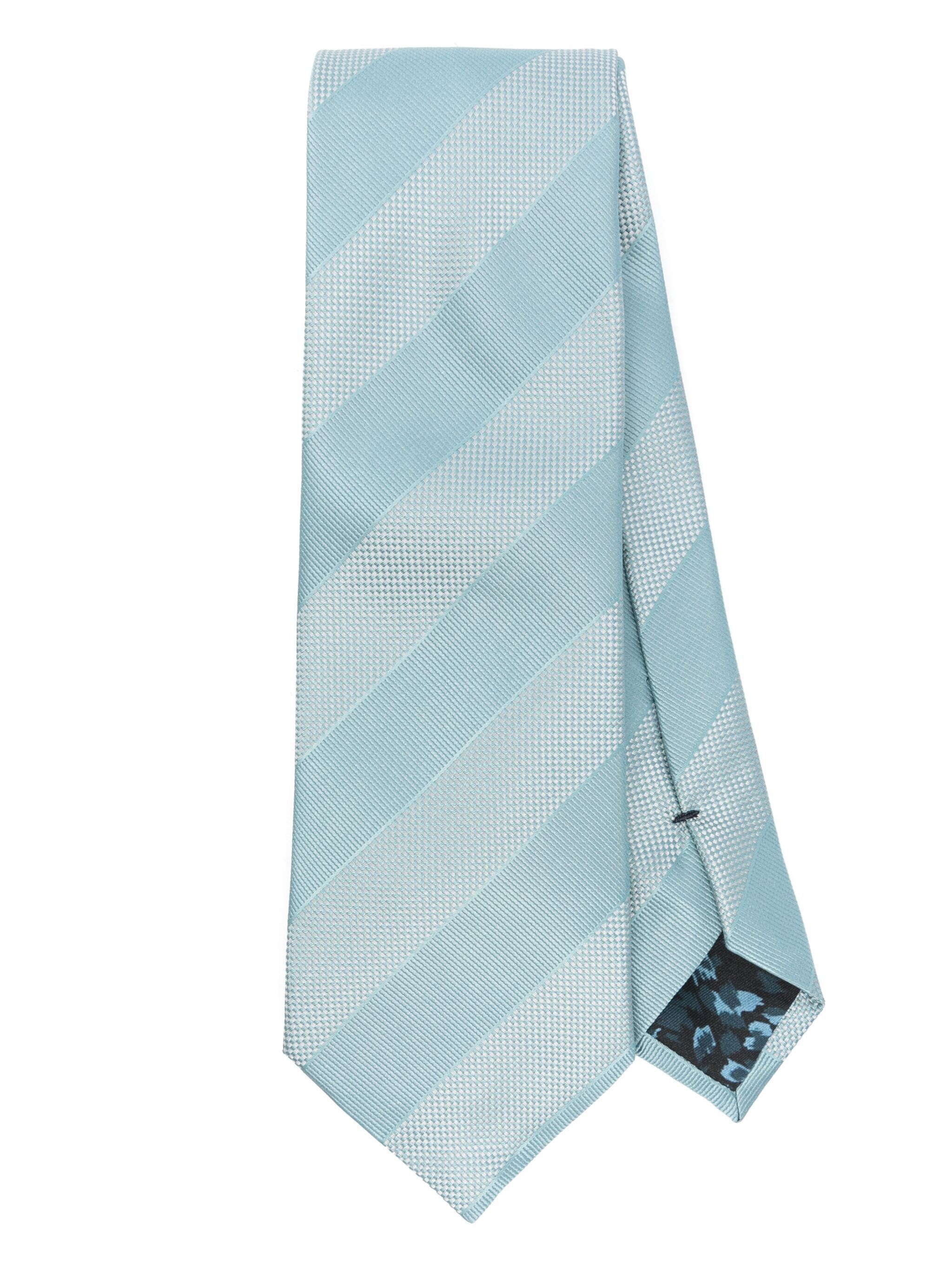 MEN TIE 8CM TONAL STRIPES - 1