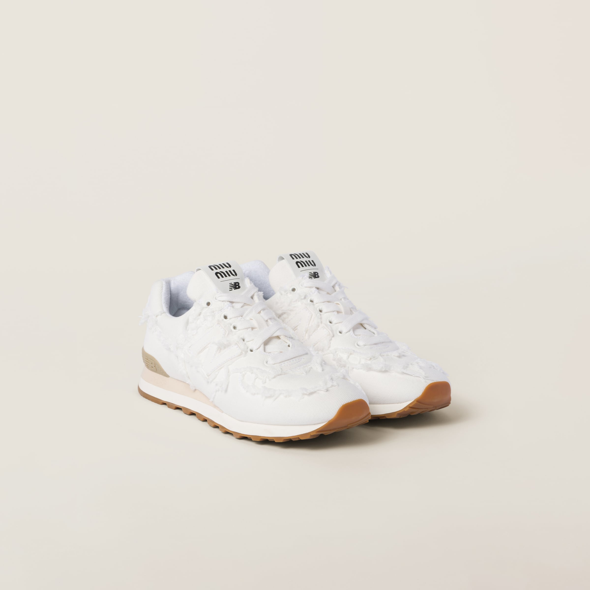 New Balance 574 x Miu Miu denim sneakers - 1