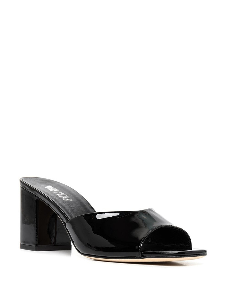 PARIS TEXAS Anja leather mules outlook