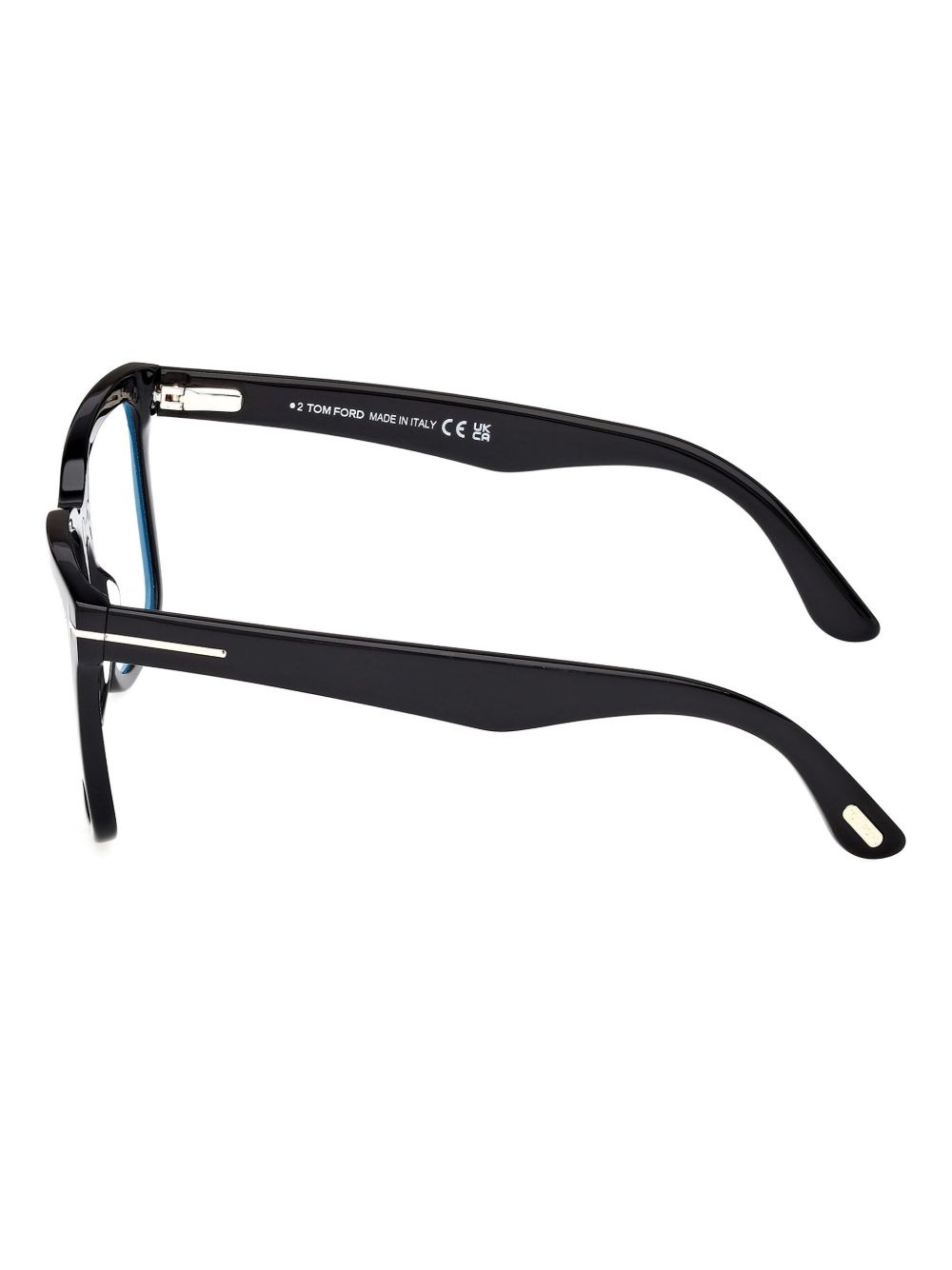 square-frame clip-on glasses - 3