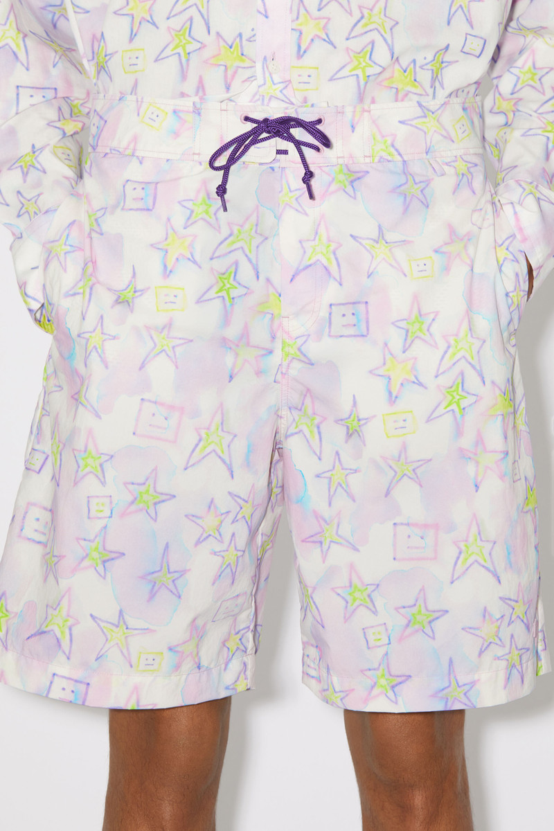 Printed swim shorts - Pale pink/multi 5