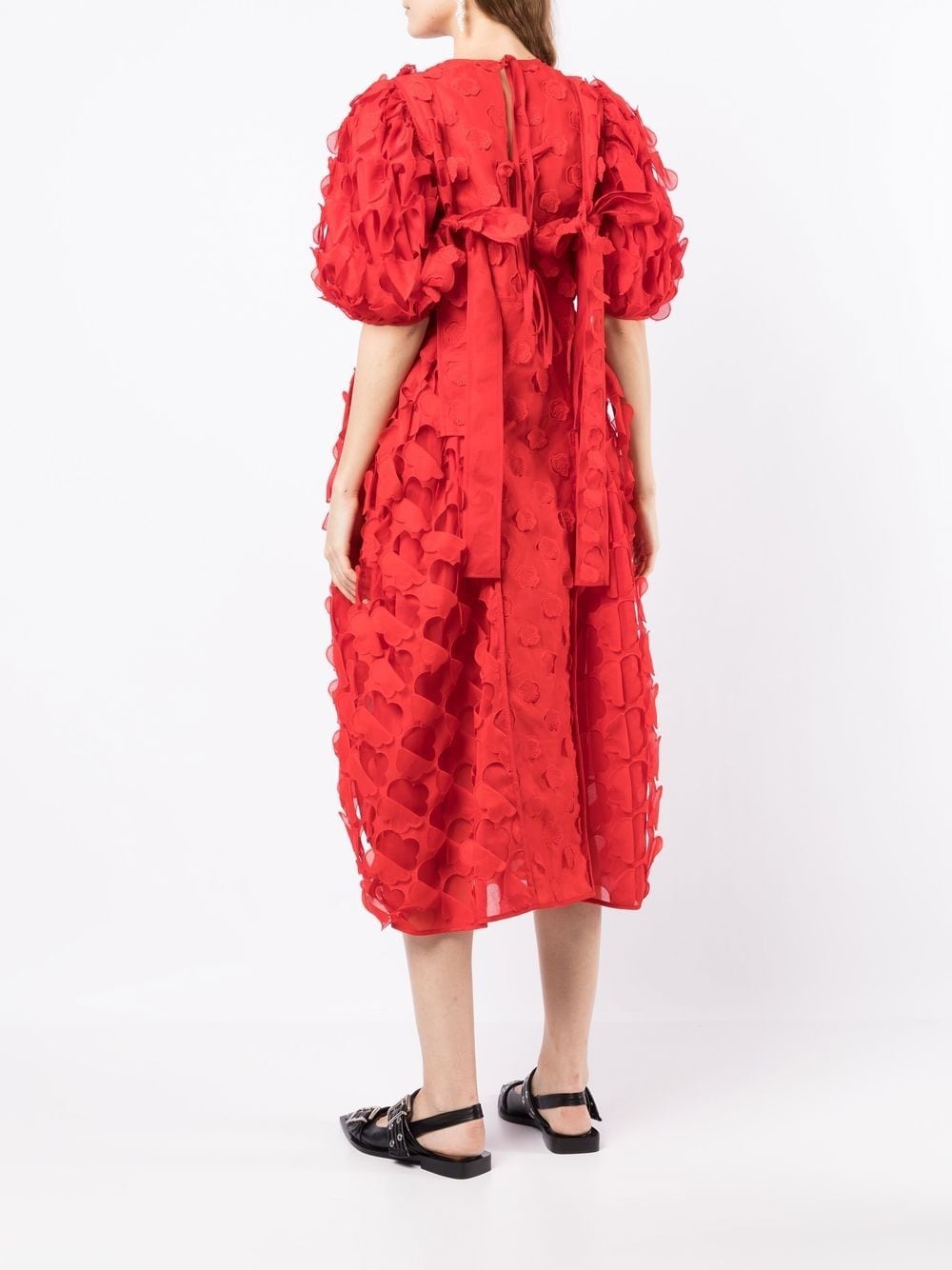 Finnegan textured midi dress - 4