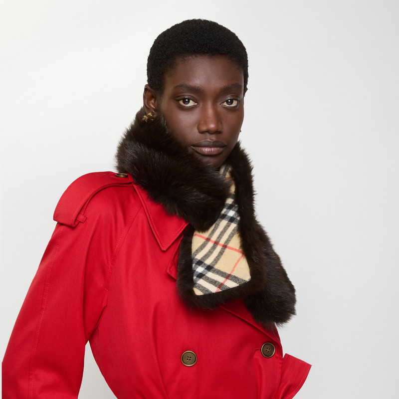 Reversible Shearling Scarf 3