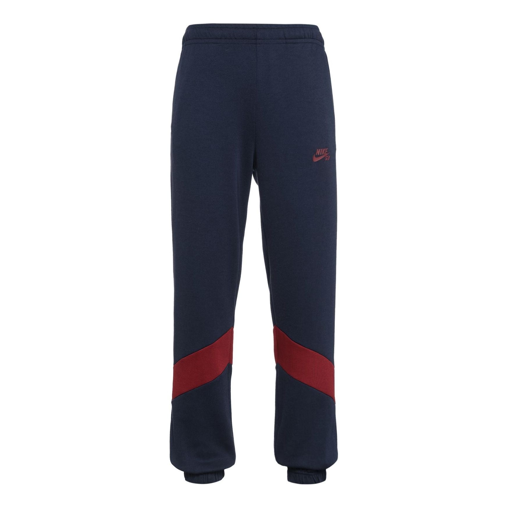 Nike SB Skateboard Colorblock Quick Dry Casual Bundle Feet Sports Long Pants Obsidian Color Black AT - 1