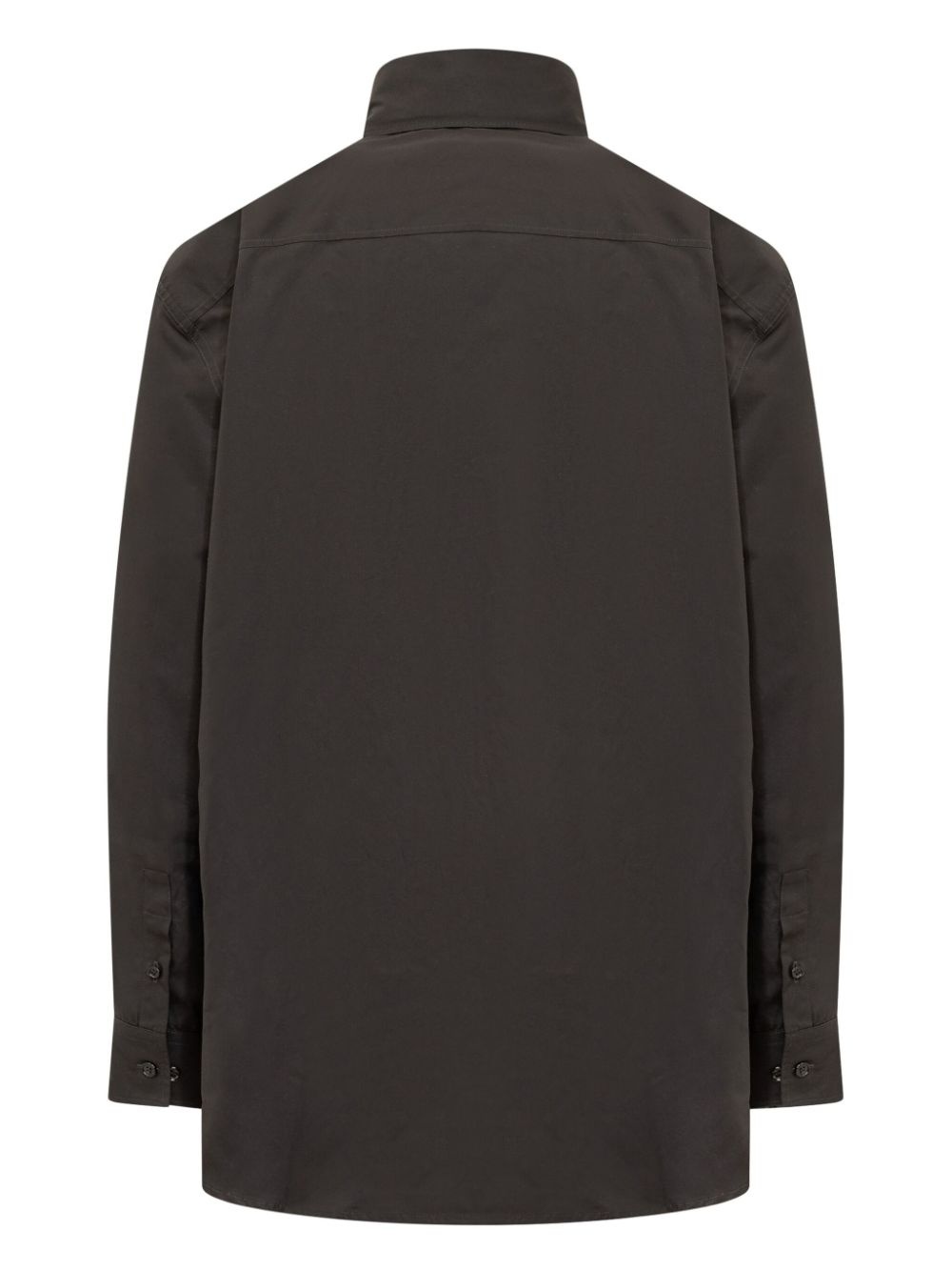 logo-embroidered shirt - 2