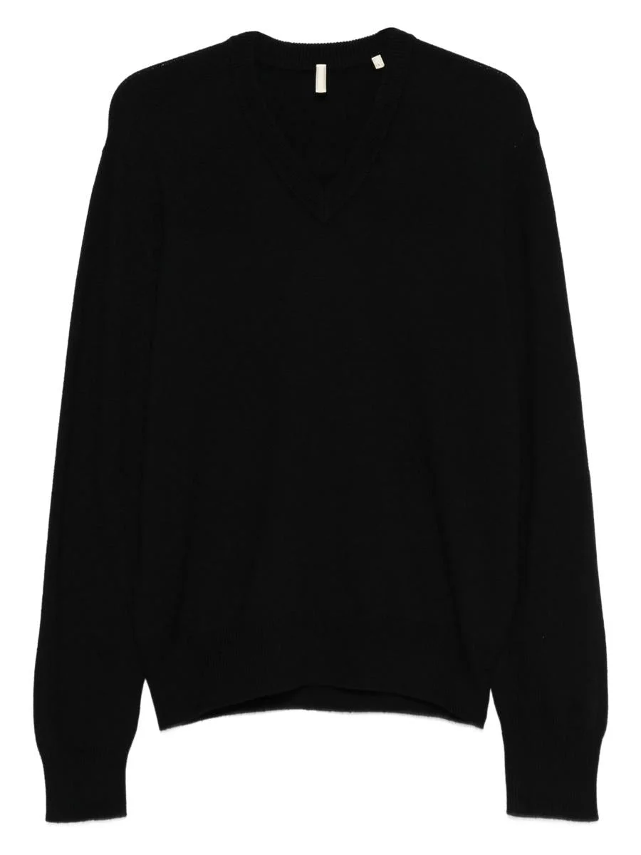 Sunflower Moon Merino V Neck Clothing - 1