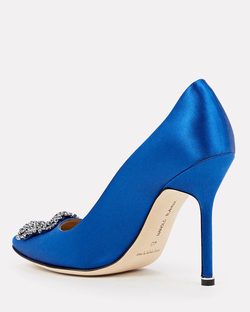 Hangisi Crystal Satin Pumps - 3