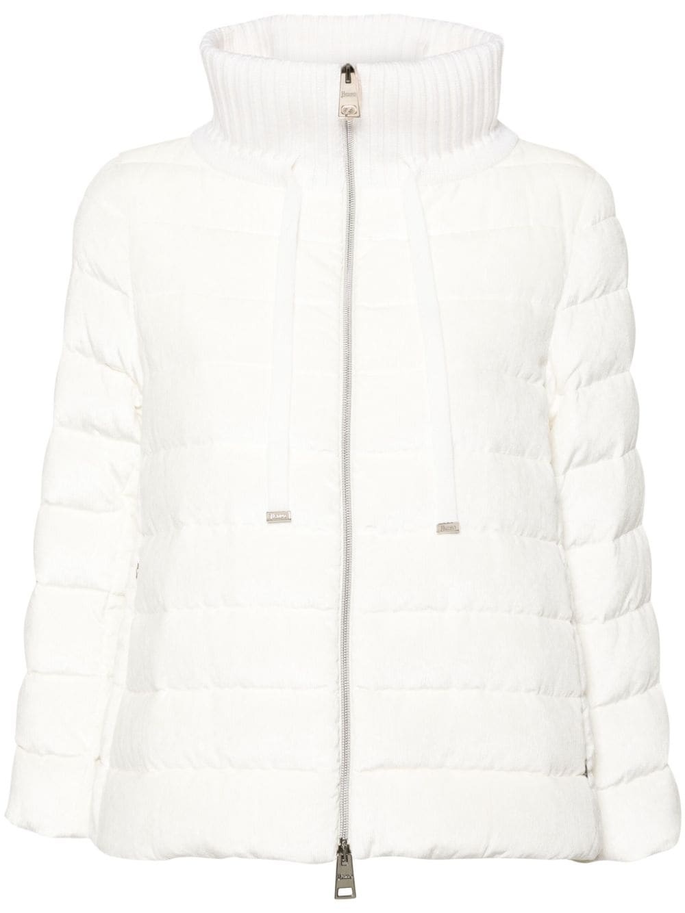 corduroy puffer jacket - 1