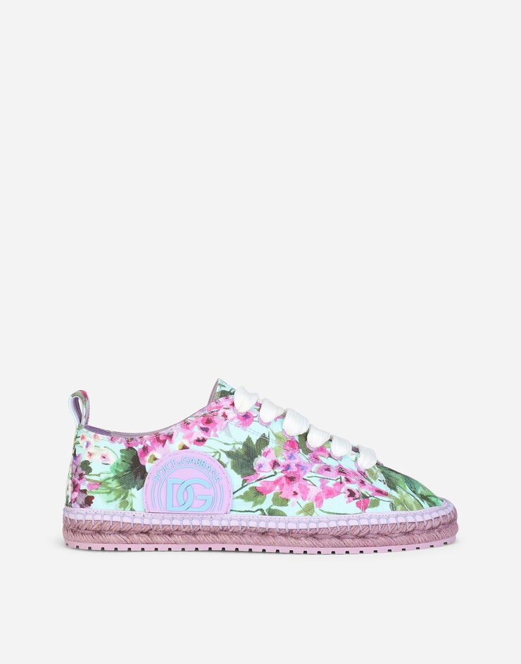 Printed canvas espadrilles - 1