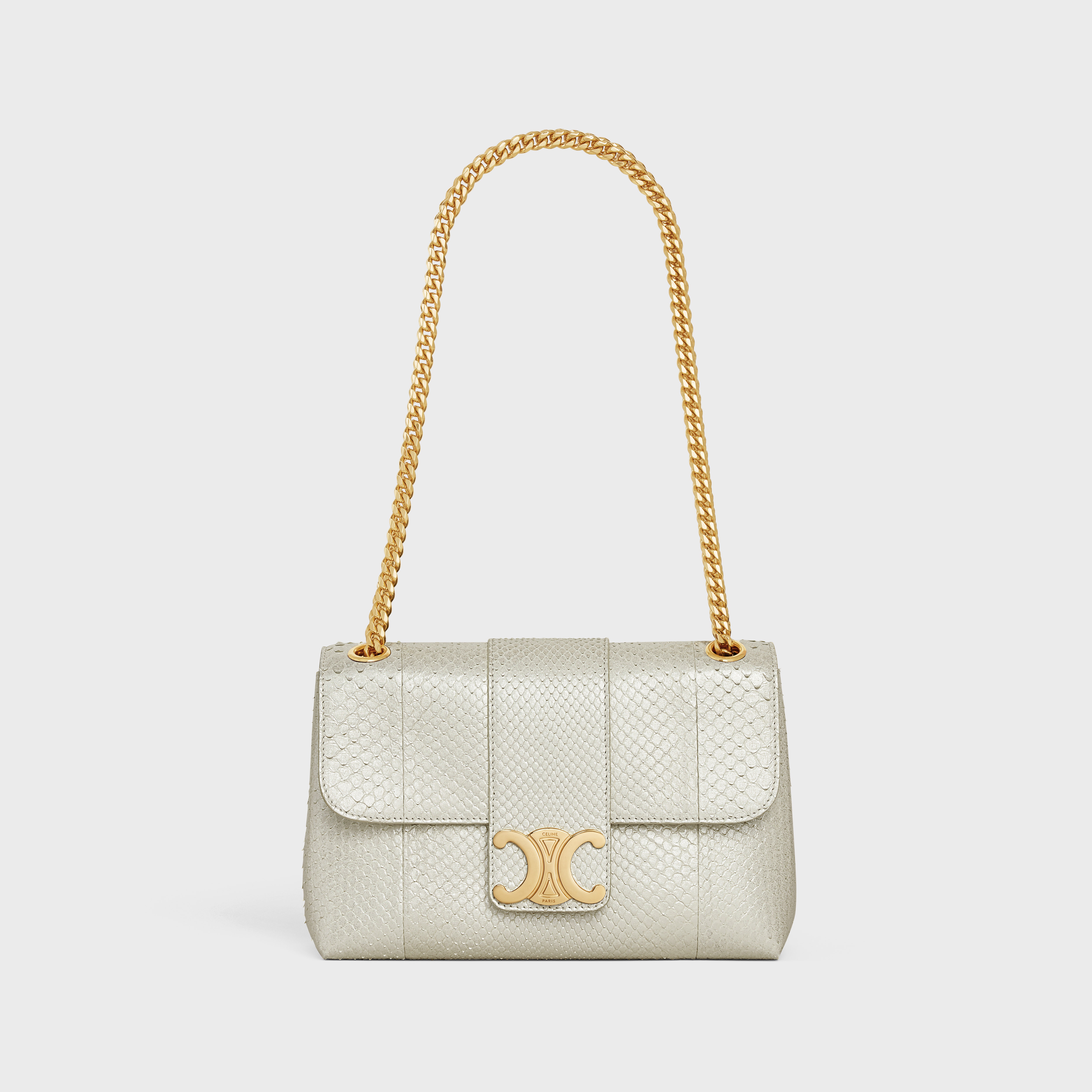 MEDIUM VICTOIRE BAG in PEARLY PYTHON - 6