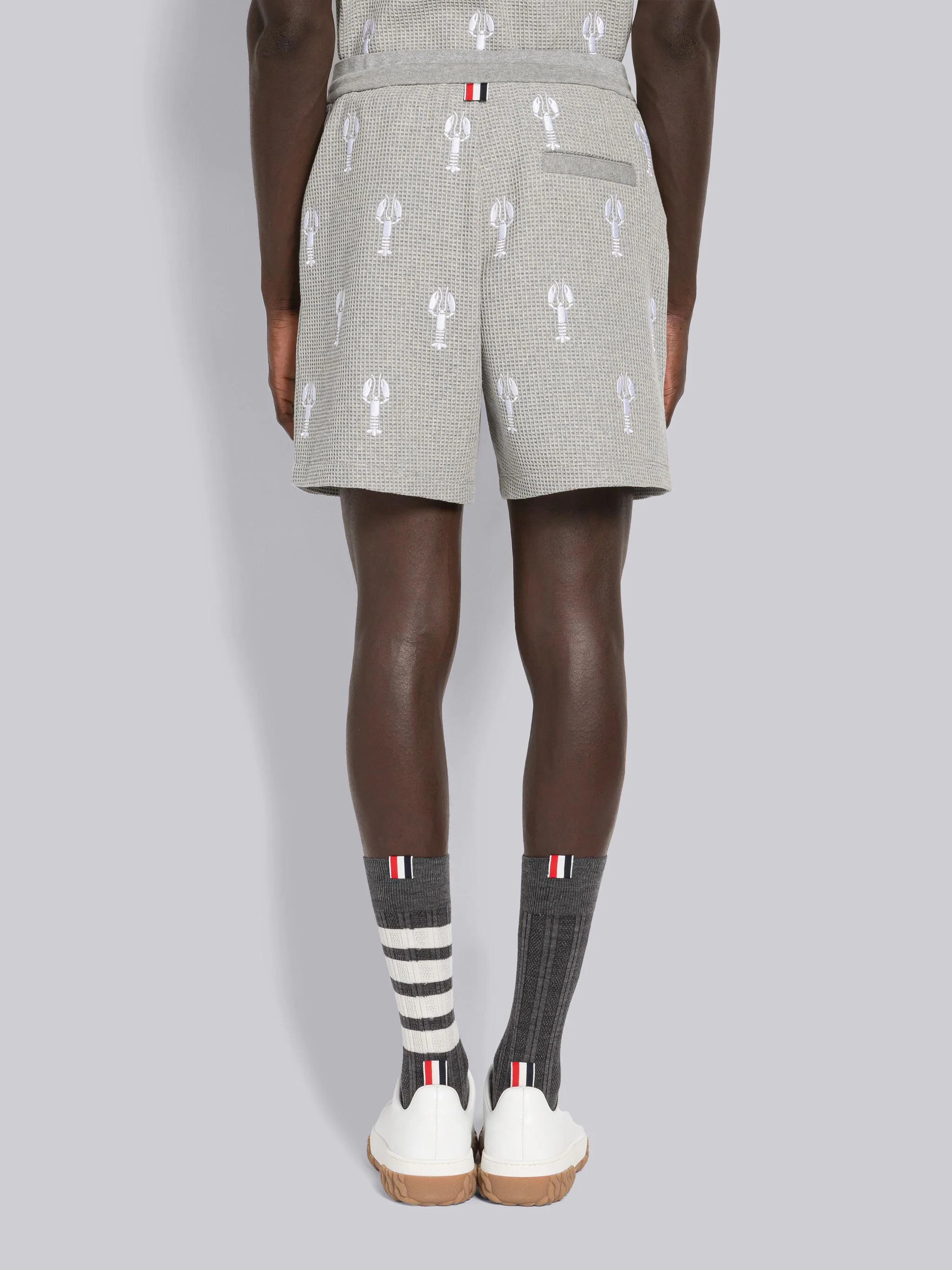 Lobster Mid Thigh Summer Shorts - 3