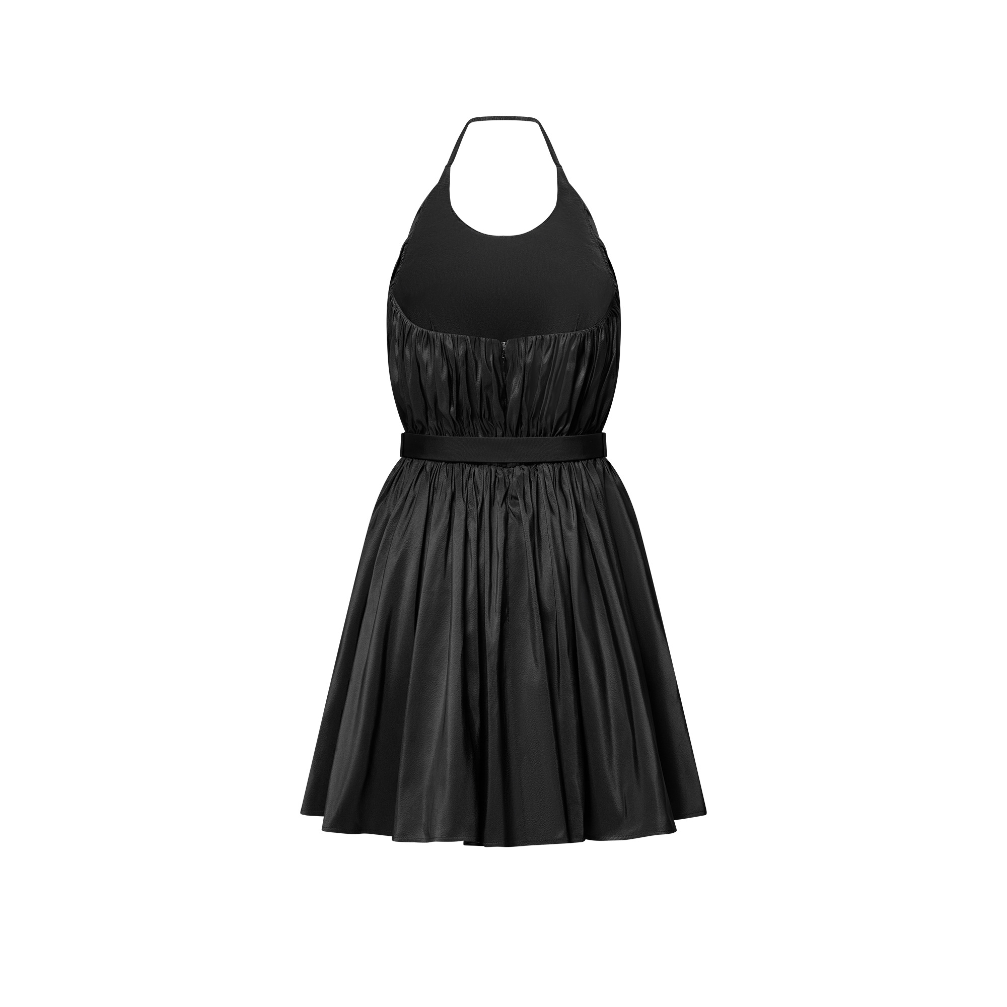 Plissé Halter Dress - 2