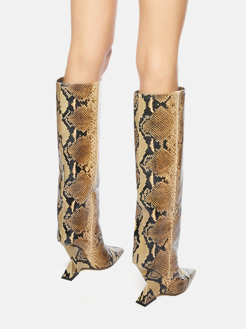 ''CHEOPE'' SAND AND BLACK TUBE BOOT 3