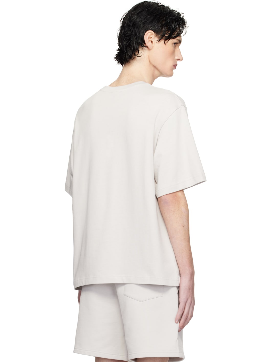Gray Greek Temple Patch T-shirt - 3