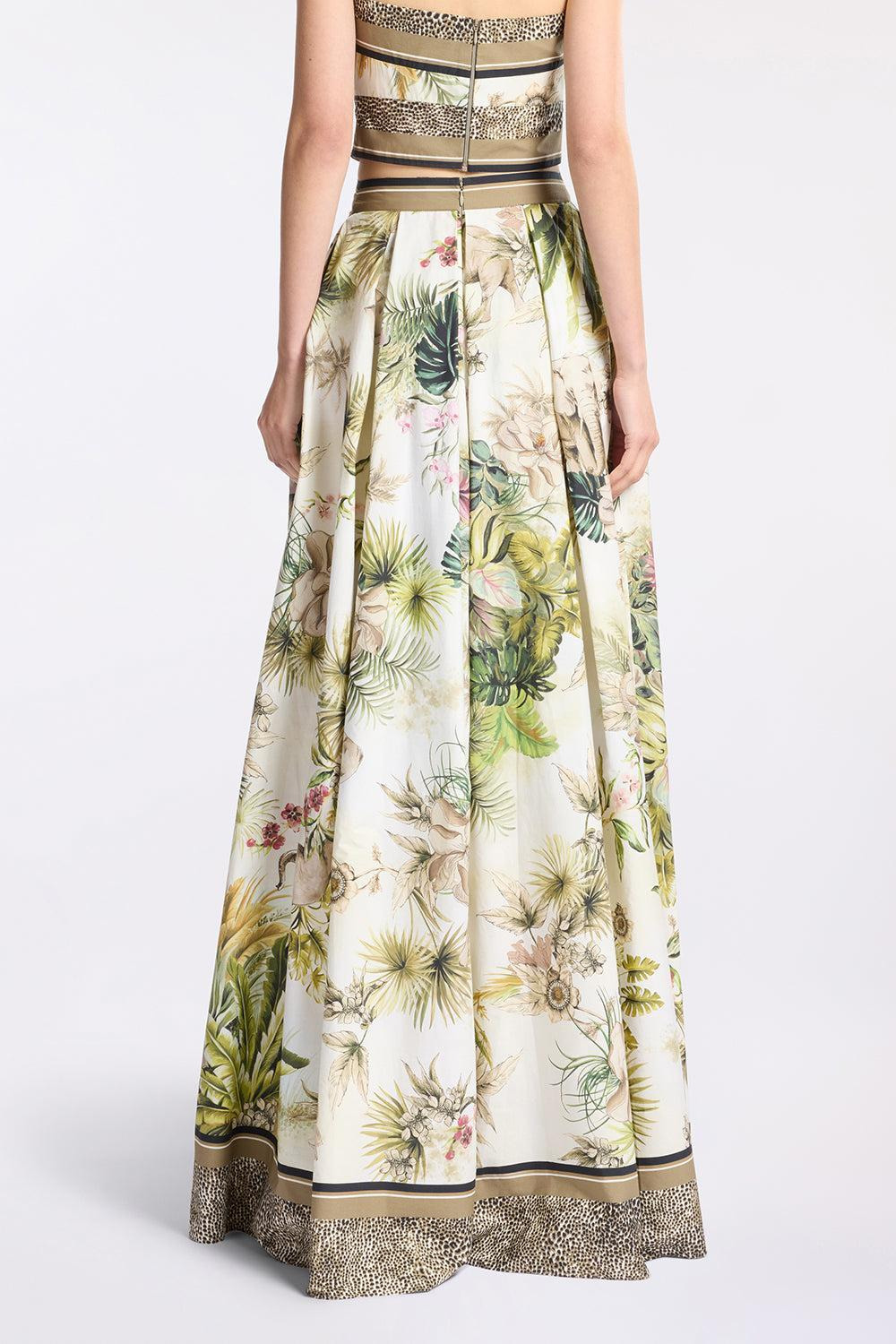 Printed Cotton Long Skirt - 5