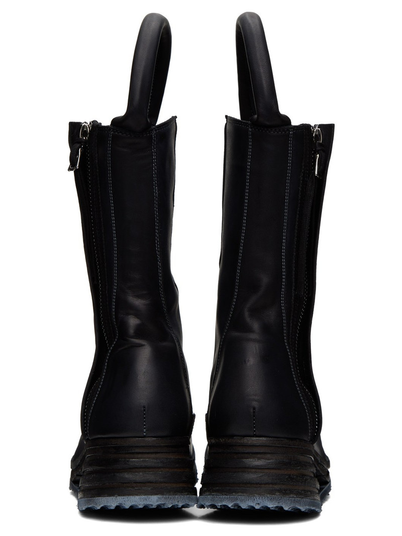 Black Pull-Loop Boots 2