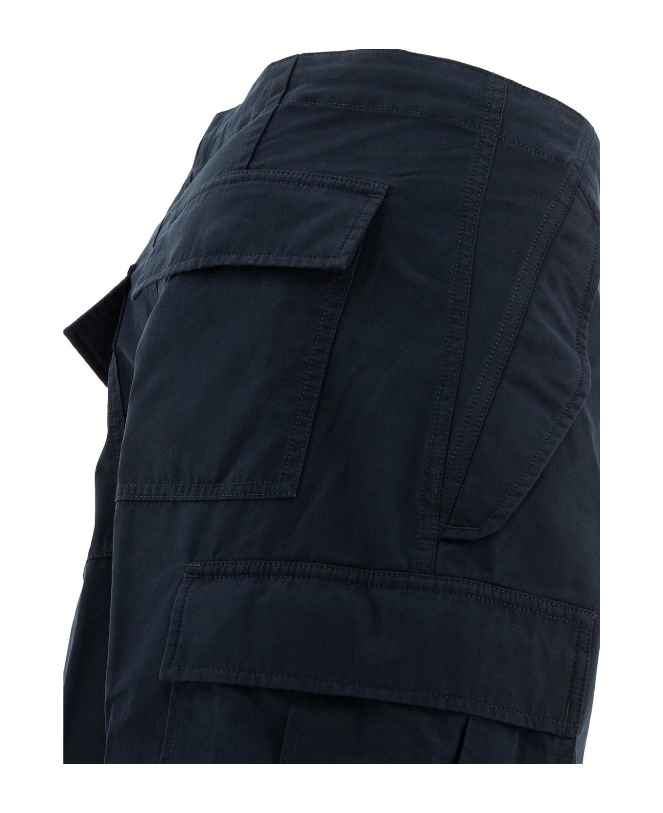 Drawstring Cargo Trousers - 4