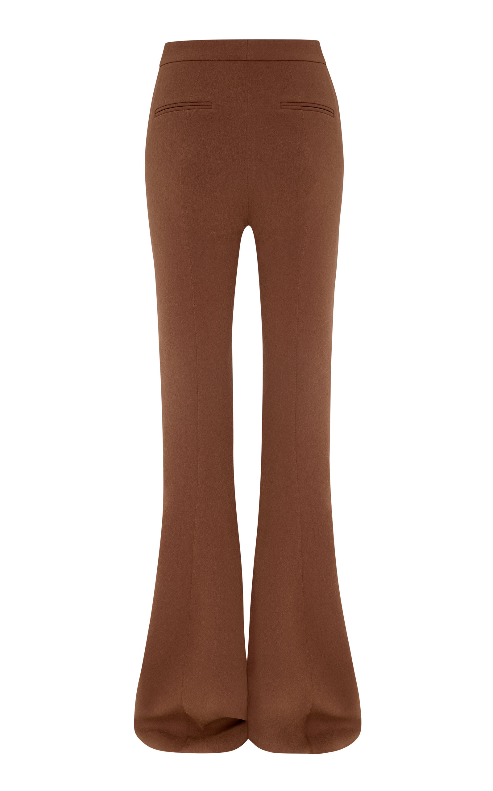 ALDRICH stretch crepe pants brown - 3