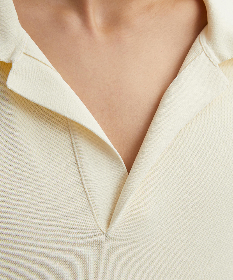 Beige Short-Sleeve Polo 5