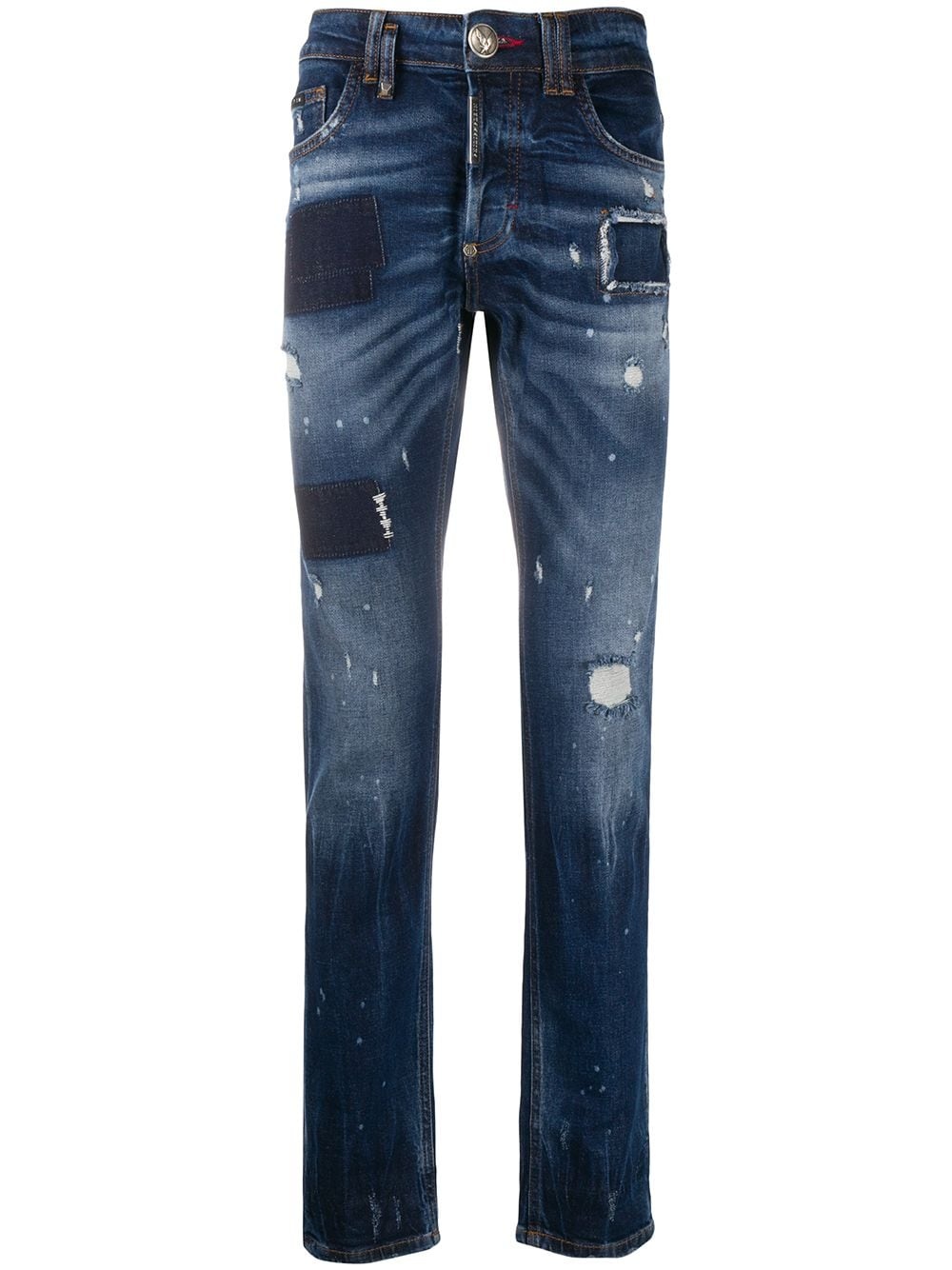 Teddy Bear straight-leg jeans - 1