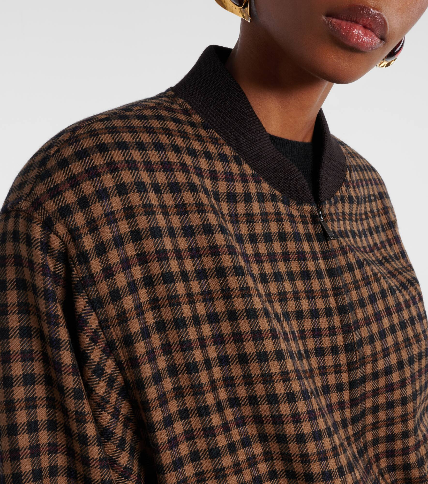 Wool teddy bomber jacket - 4