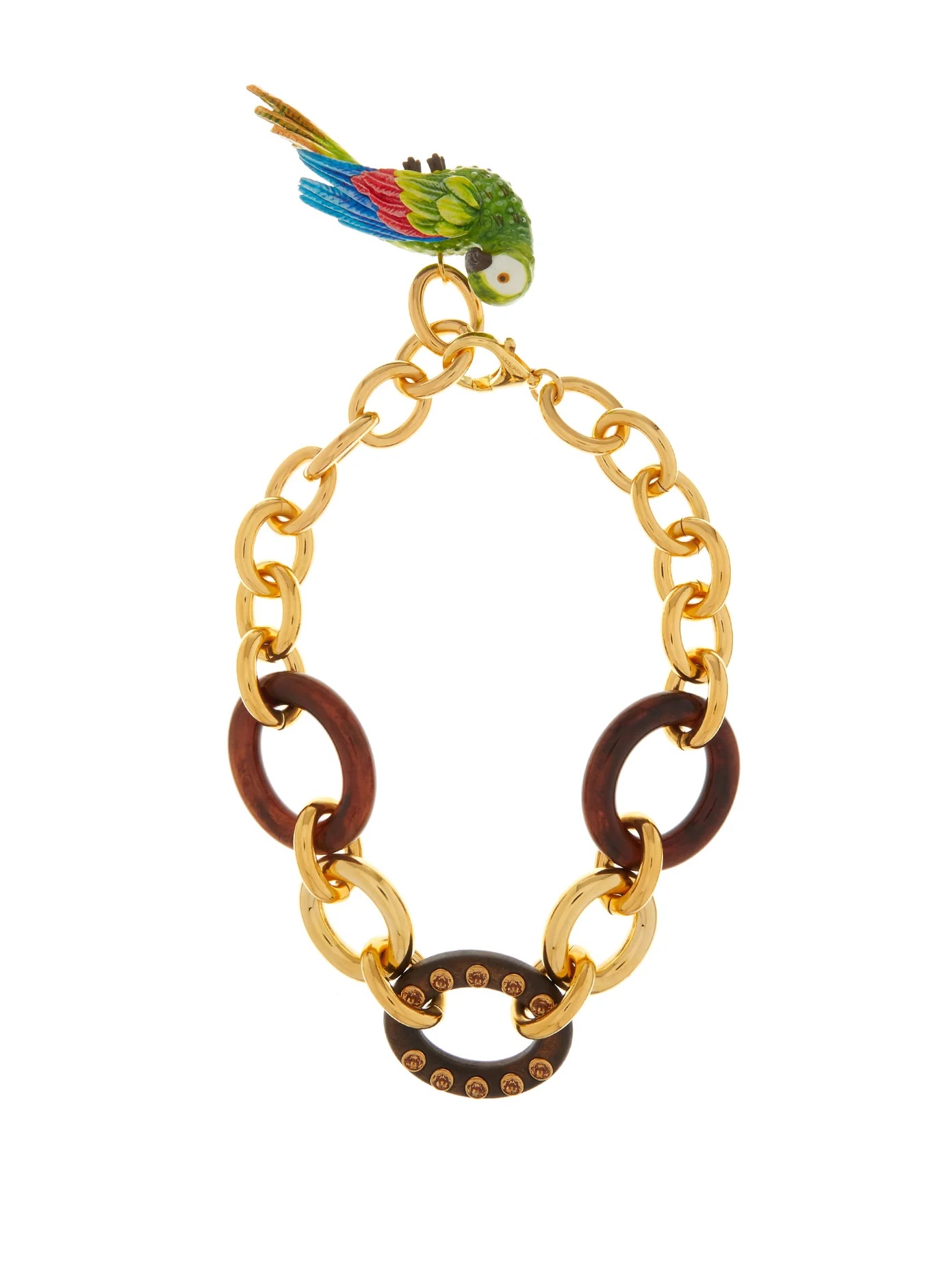 Parrot-charm chain necklace - 1