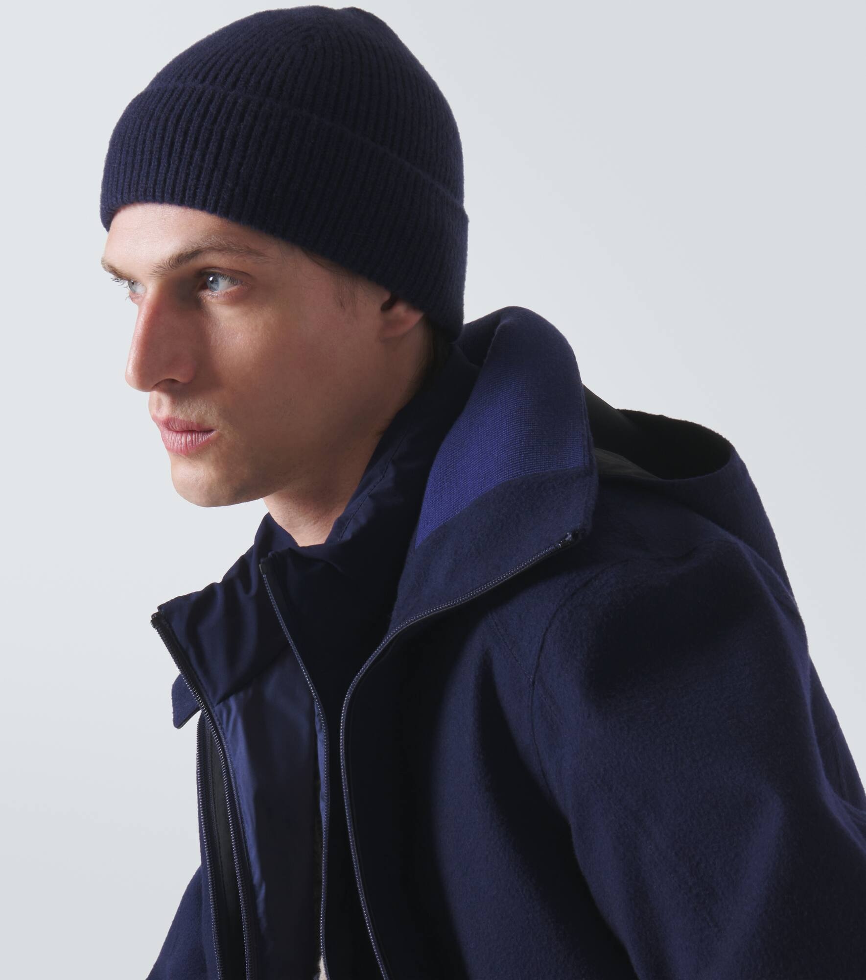 Ribbed-knit cashmere beanie - 3