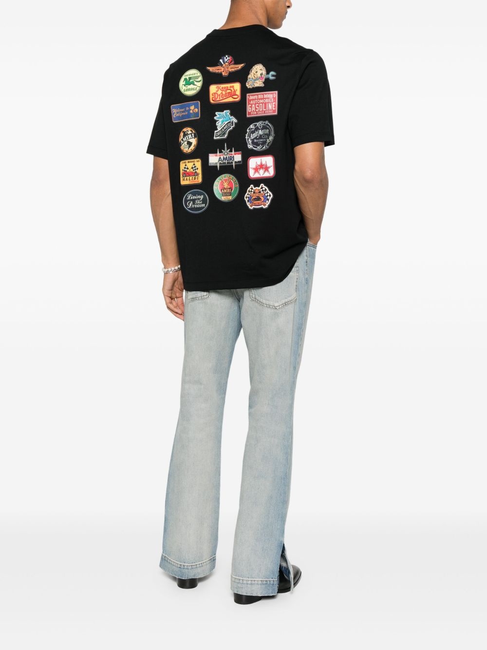 multiple-patch T-shirt - 2