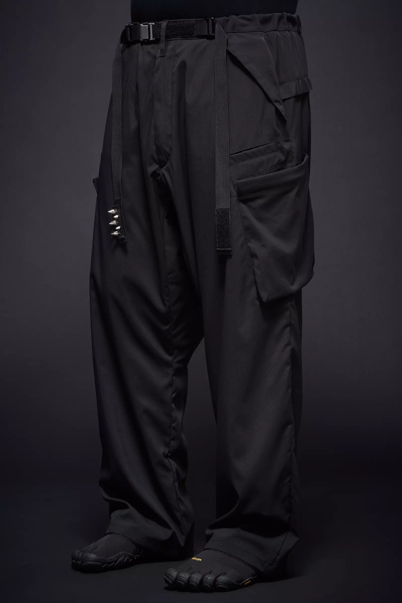 P55-M Nylon Stretch Cargo Trouser Black 12